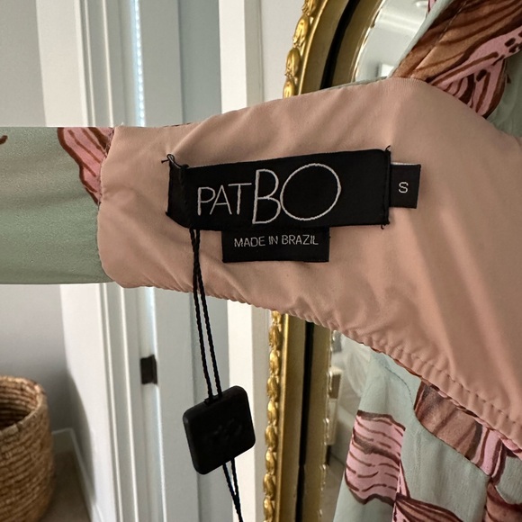 Patbo Printed Long Sleeve Cutout Dress - Peace Lily - Picture 9 of 11